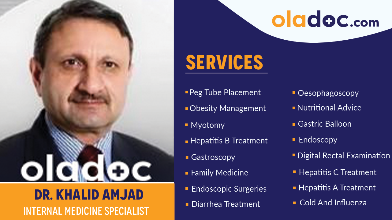 Services  provided by Dr. Khalid Amjad Kayani